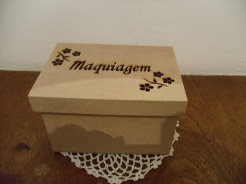 Caixa para Maquiagem em mdf