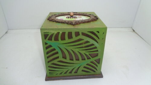 Caixa Porta Caneca ,-decorada