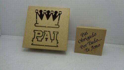 Caixas para o Papai em mdf