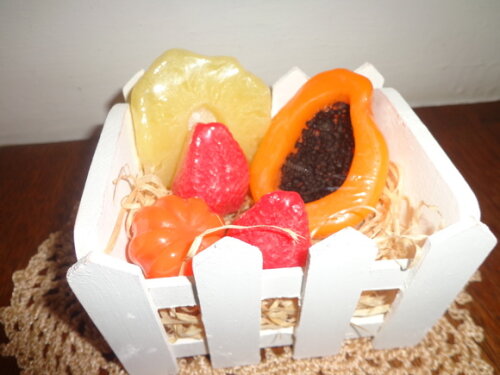 Caixote com Sabonetes Perfumados