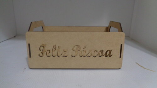 Caixote de Pascoa em mdf