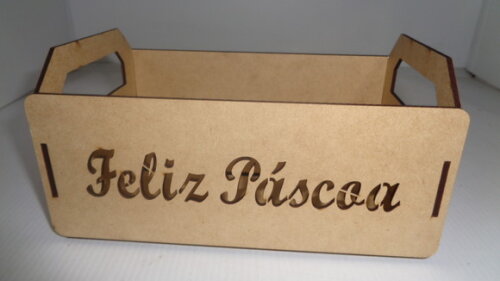 Caixote de Pascoa em mdf
