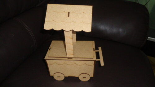 Carrinho de Pipoca a Laser