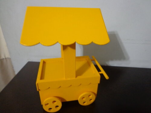 Carrinho de Pipoca em mdf