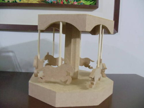 Carrossel em mdf -black Friday