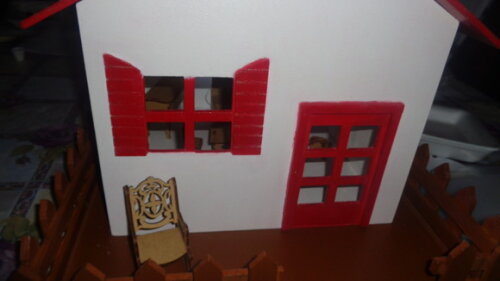 Casinha em Mdf-sem Pintar.