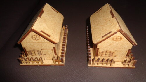 Casinhas Mini em MDF-Preço Unitário