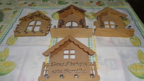 Casinhas Porta Chaves em mdf