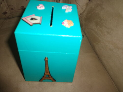 Cofre Porta Moedas-decorado-