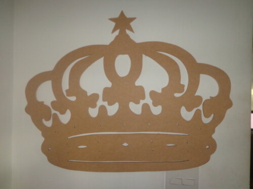 Coroa em Mdf-estrela