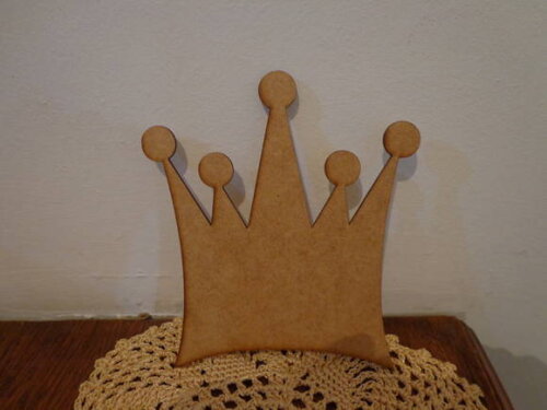 Coroa Lisa em mdf