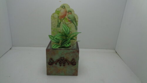 Enfeite de Porta Floreira--decorada
