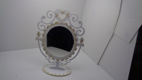 Espelho de Mesa Decorado