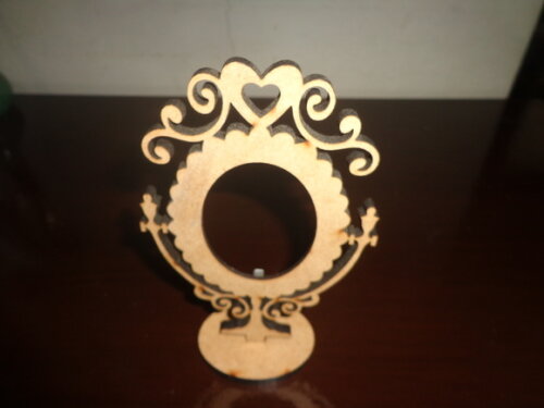 Espelho de Mesa em Mdf|(sem Pintar)(com Espelho)