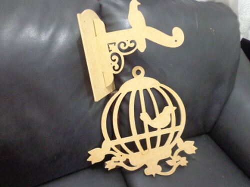 Gaiola em mdf com Suporte 02