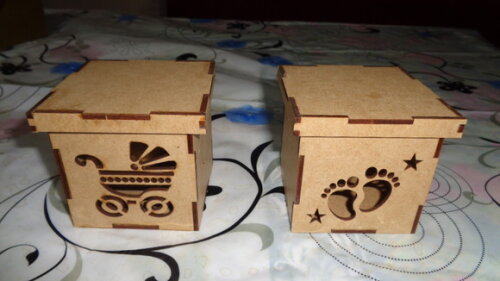 Lembrancinha de Nascimento a Laser