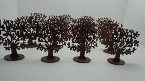 Mini Arvores em mdf