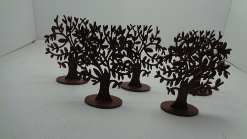 Mini Arvores em mdf