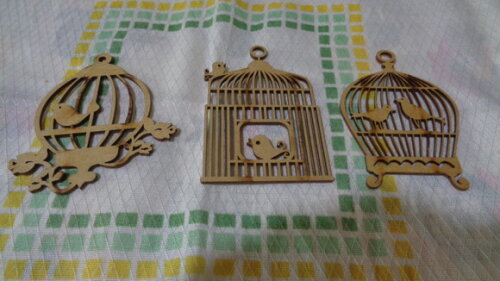 Mini Gaiolinhas para Decoração-preço de 2 Unidades