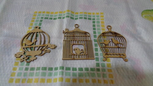 Mini Gaiolinhas para Decoração-preço de 2 Unidades