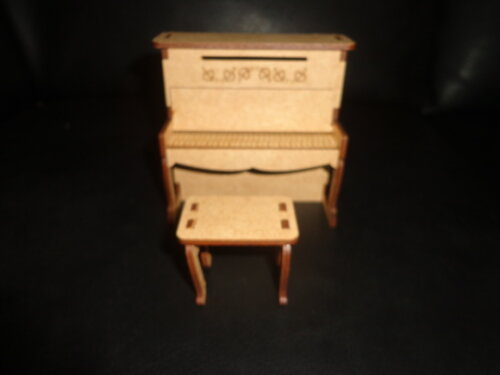 Mini Piano com Banco