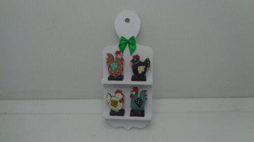 Mini Prateleiras em Mdf,com Galinhas