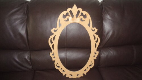 MOldura Oval Decorada