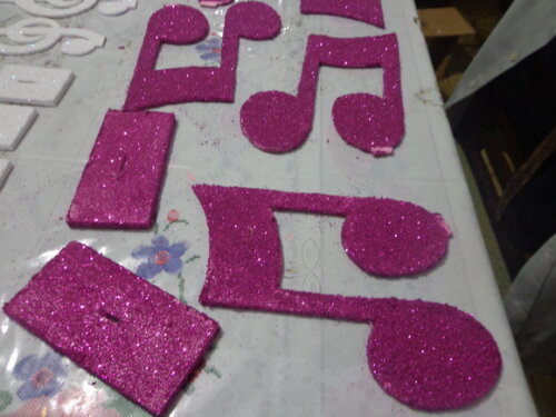 Nota Musical em mdf