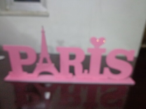 Palavra Paris em mdf