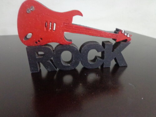 Palavra Rock Tamanho Pequeno