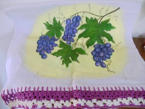 Pano de Prato Uvas