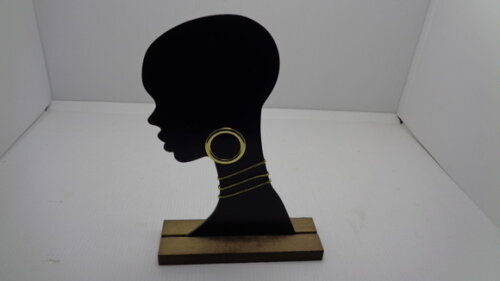 Peça Decorativa Africana,