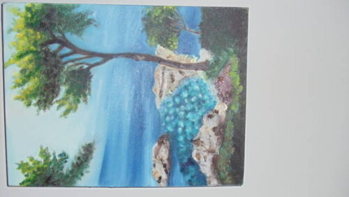 Pintura a Oleo Mar Revolto