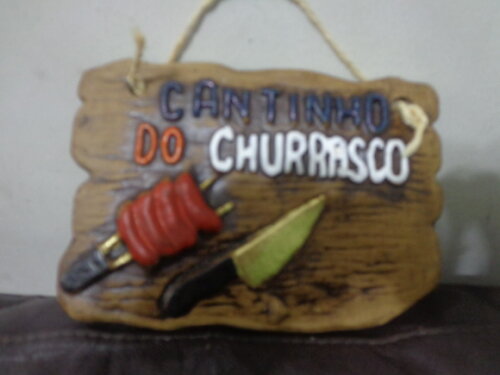 Placa Cantinho do Churrasco -black Friday