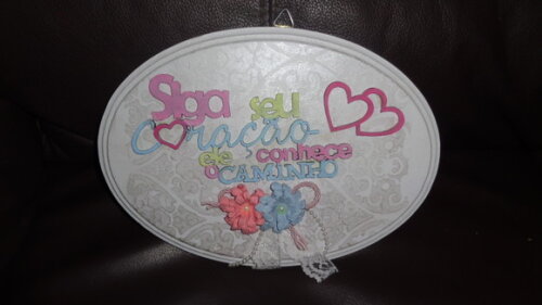 Placa Decorativa ...siga Seu Coração-