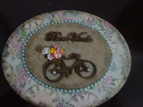 Placa Decorativa Bicicleta