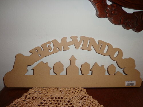 Placa Decorativa Bem Vindo