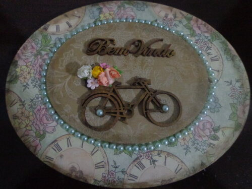 Placa Decorativa Bicicleta