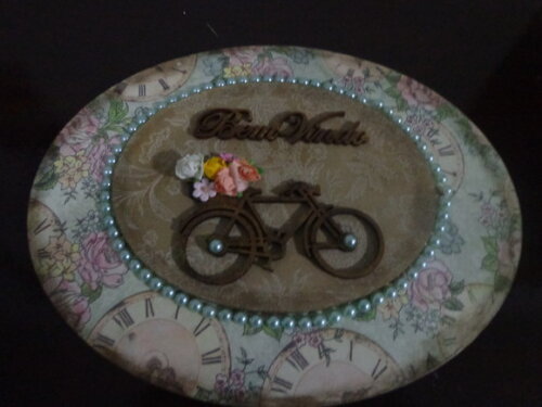 Placa Decorativa Bicicleta
