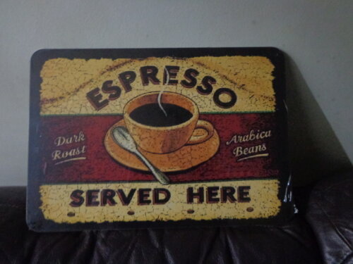 Placa Decorativa Café Expresso