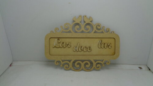 Placa Decorativa em mdf