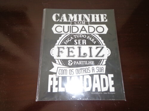 Placa Decorativa Felicidade