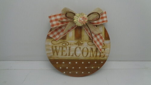 Placa Decorativa Welcome-black Friday