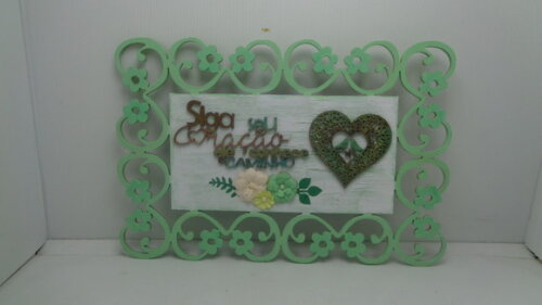 Placa em Mdf..siga Seu Coração