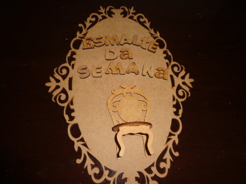 PLaca Esmalte da Semana