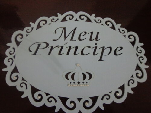 Placa Meu Principe