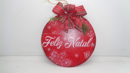 Placa Natalina Feliz Natal-black Friday-55,00