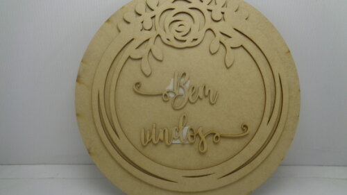 Placa Redonda Bem Vindos