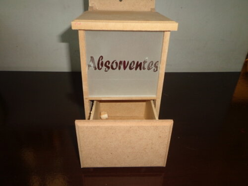 Porta Absorvente com Vidro Jateado.