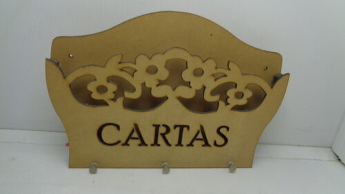 Porta Carta e Chaves em mdf